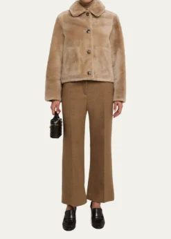 Yves SalomonShort Lamb Shearling Jacket
