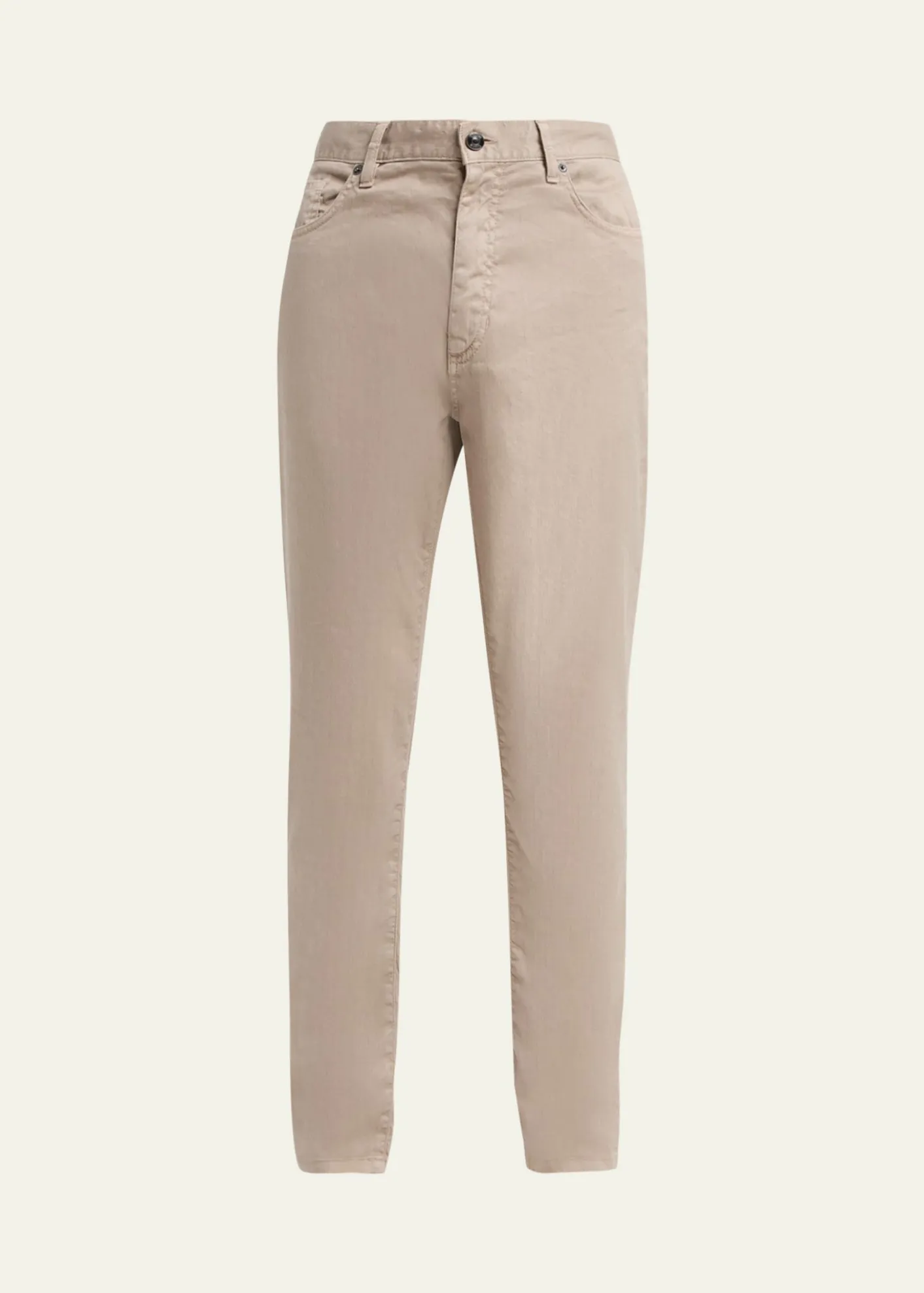 ZEGNACity Stretch Cotton-Linen Jeans