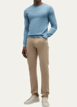 ZEGNAMen's Brushed Cotton 5-Pocket Trousers