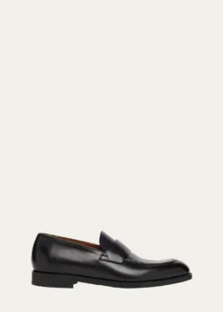 ZEGNAMen's Calfskin Penny Loafers