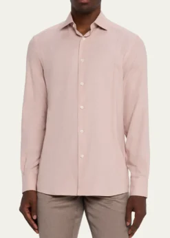 ZEGNAMen's Cashco Classic-Fit Sport Shirt