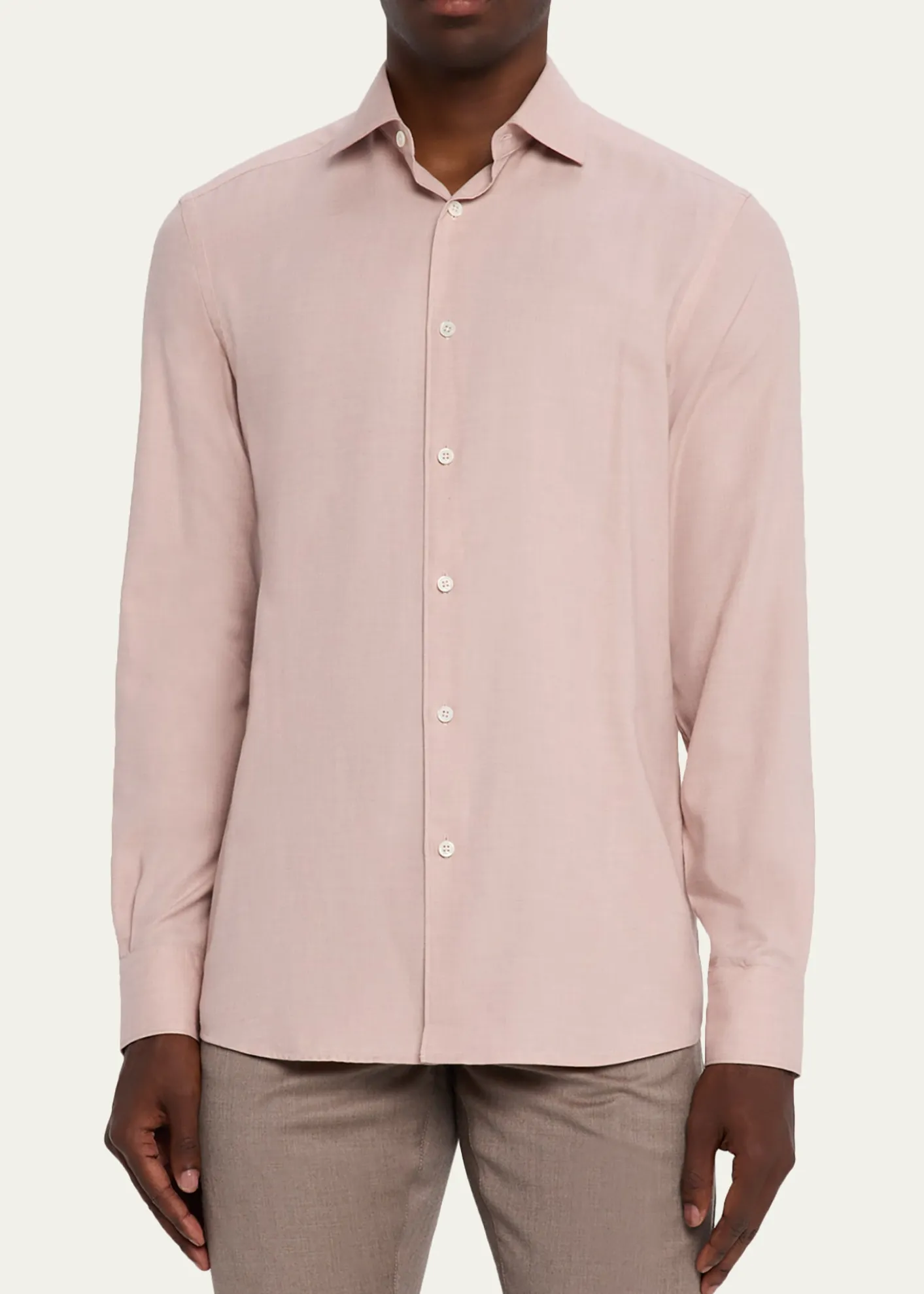 ZEGNAMen's Cashco Classic-Fit Sport Shirt
