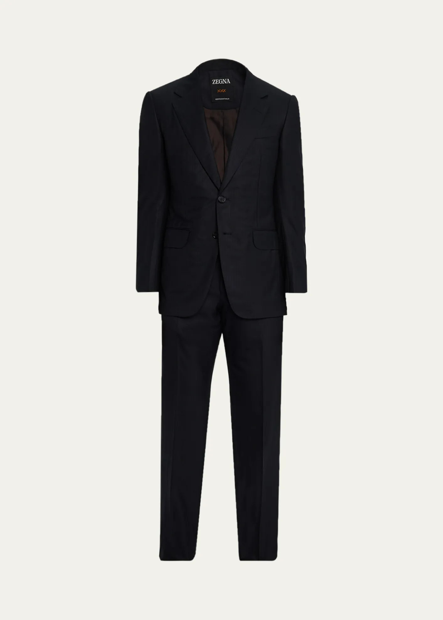 ZEGNAMen's Centoventimila Wool Tonal Stripe Suit