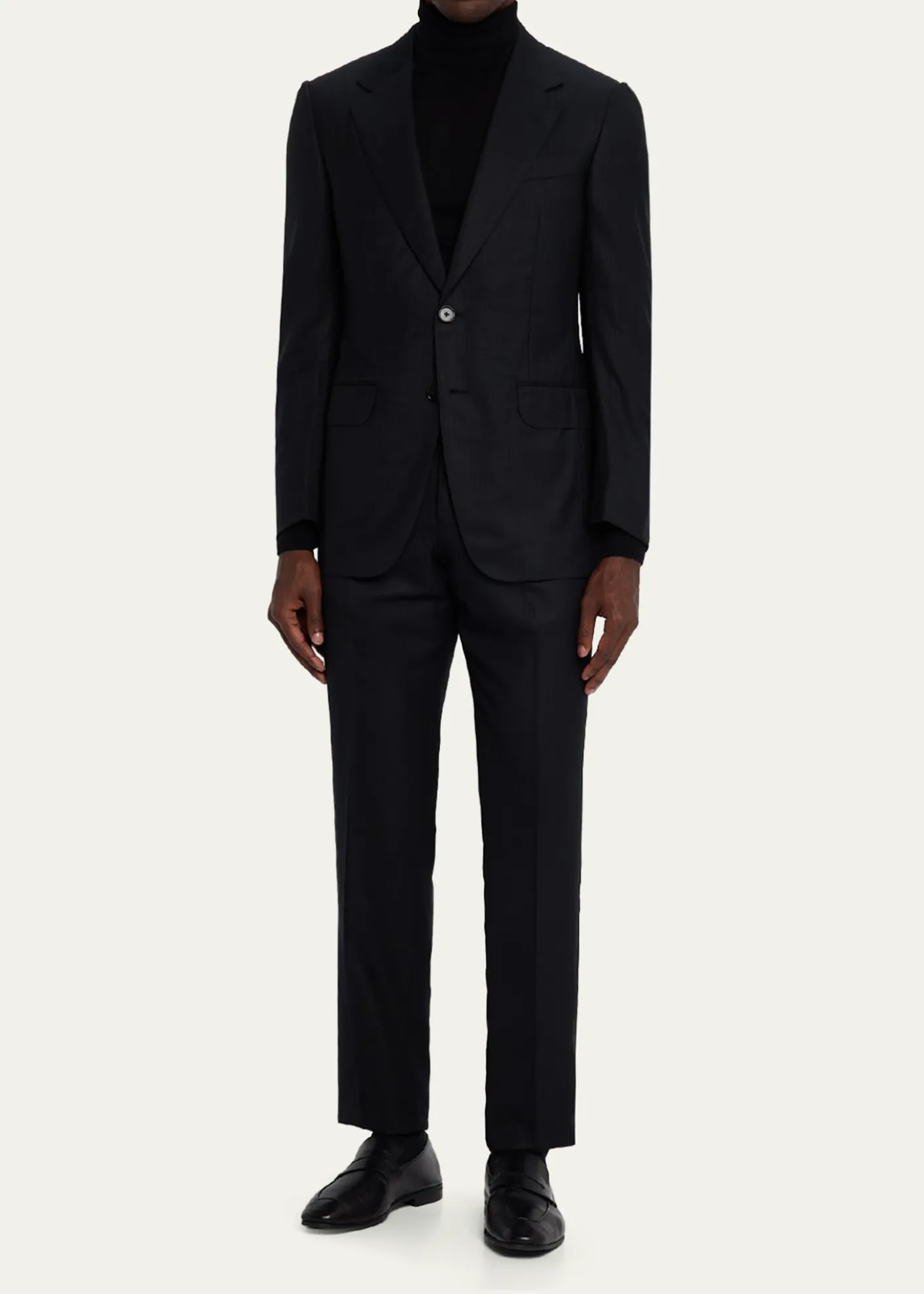 ZEGNAMen's Centoventimila Wool Tonal Stripe Suit
