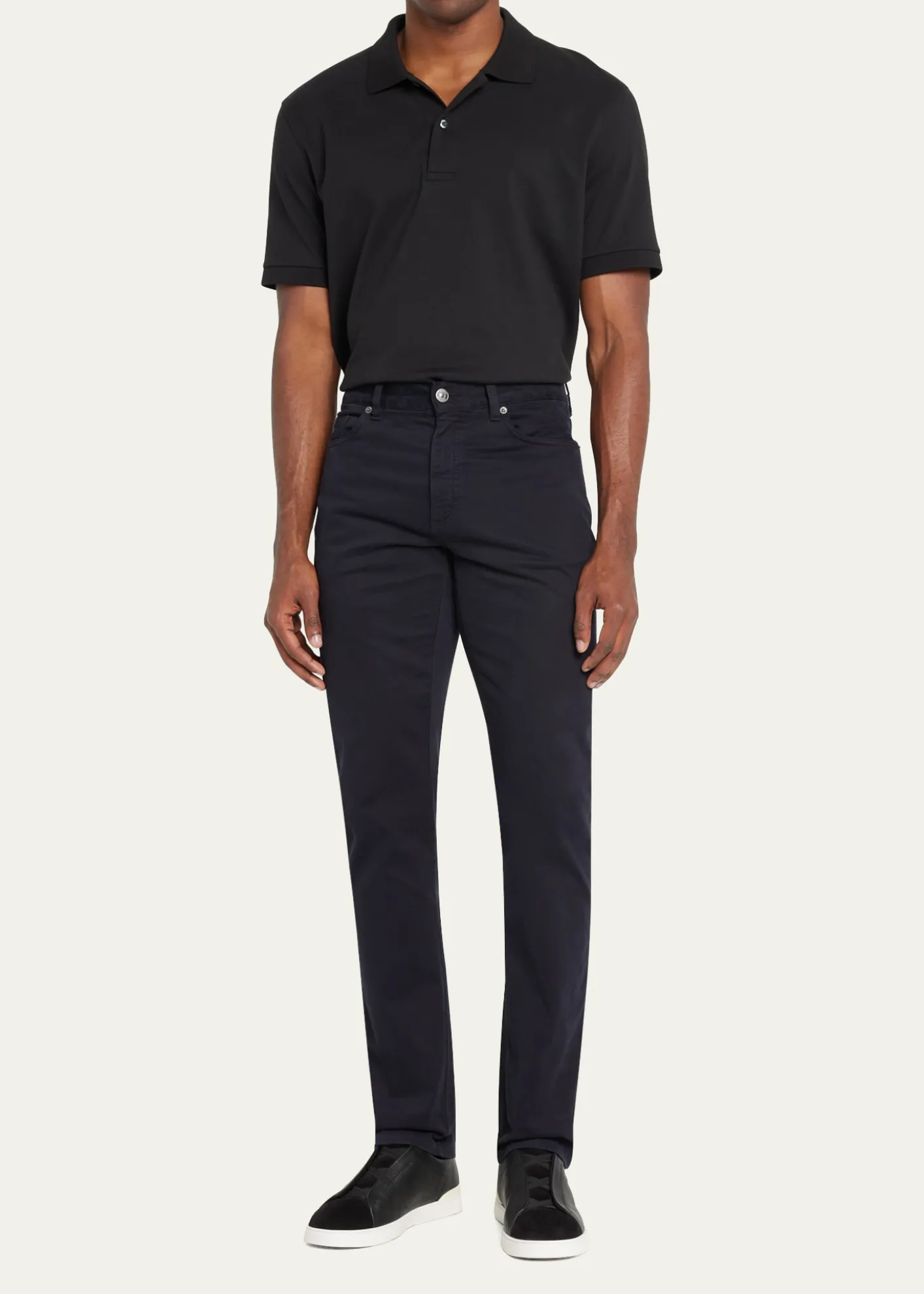 ZEGNAMen's Cotton 5-Pocket Pants