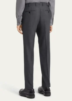 ZEGNAMen's High Performance Flat-Front Trousers