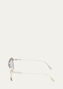 ZEGNAMen's Metal Aviator Sunglasses
