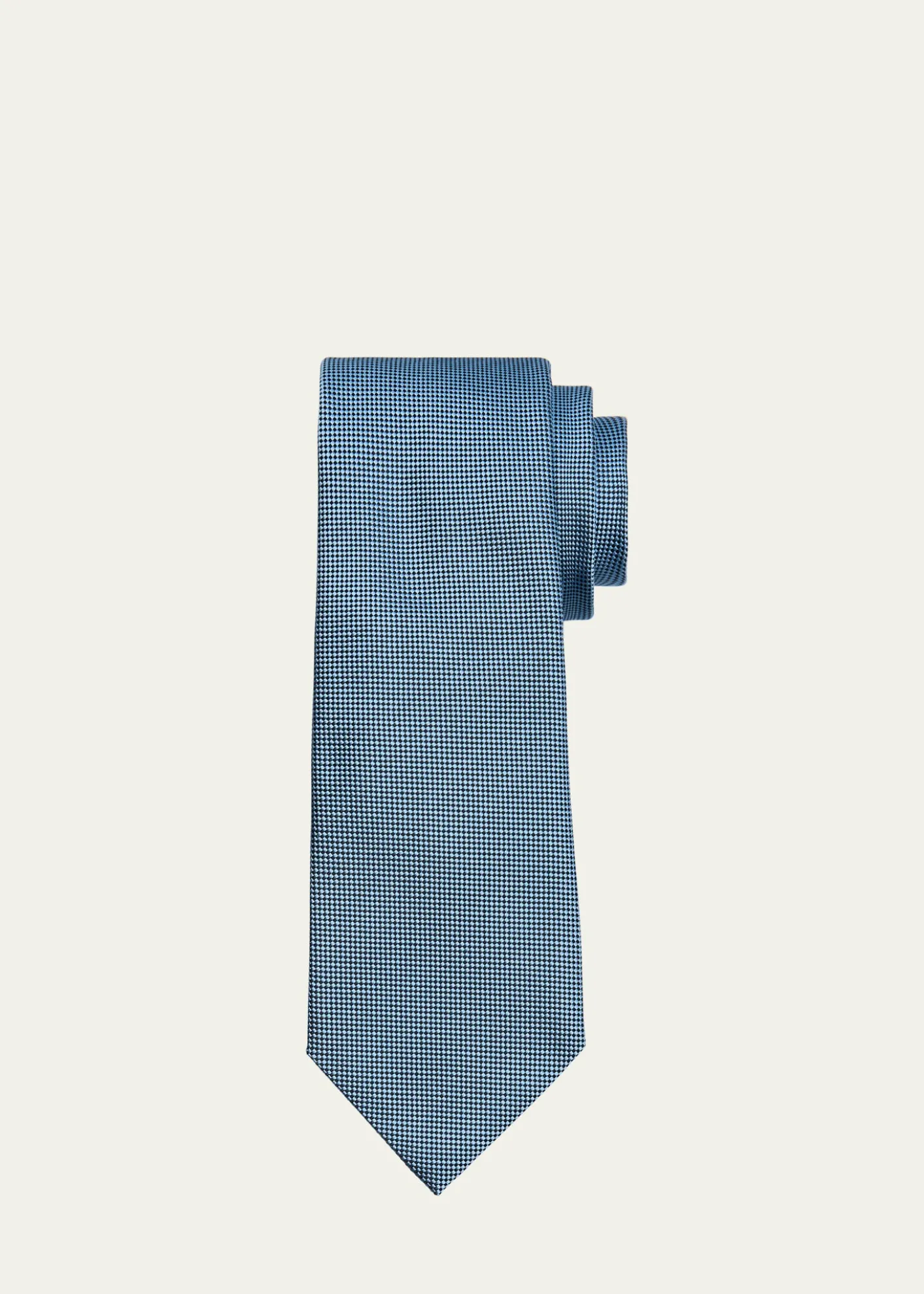 ZEGNAMen's Pindot Silk Tie