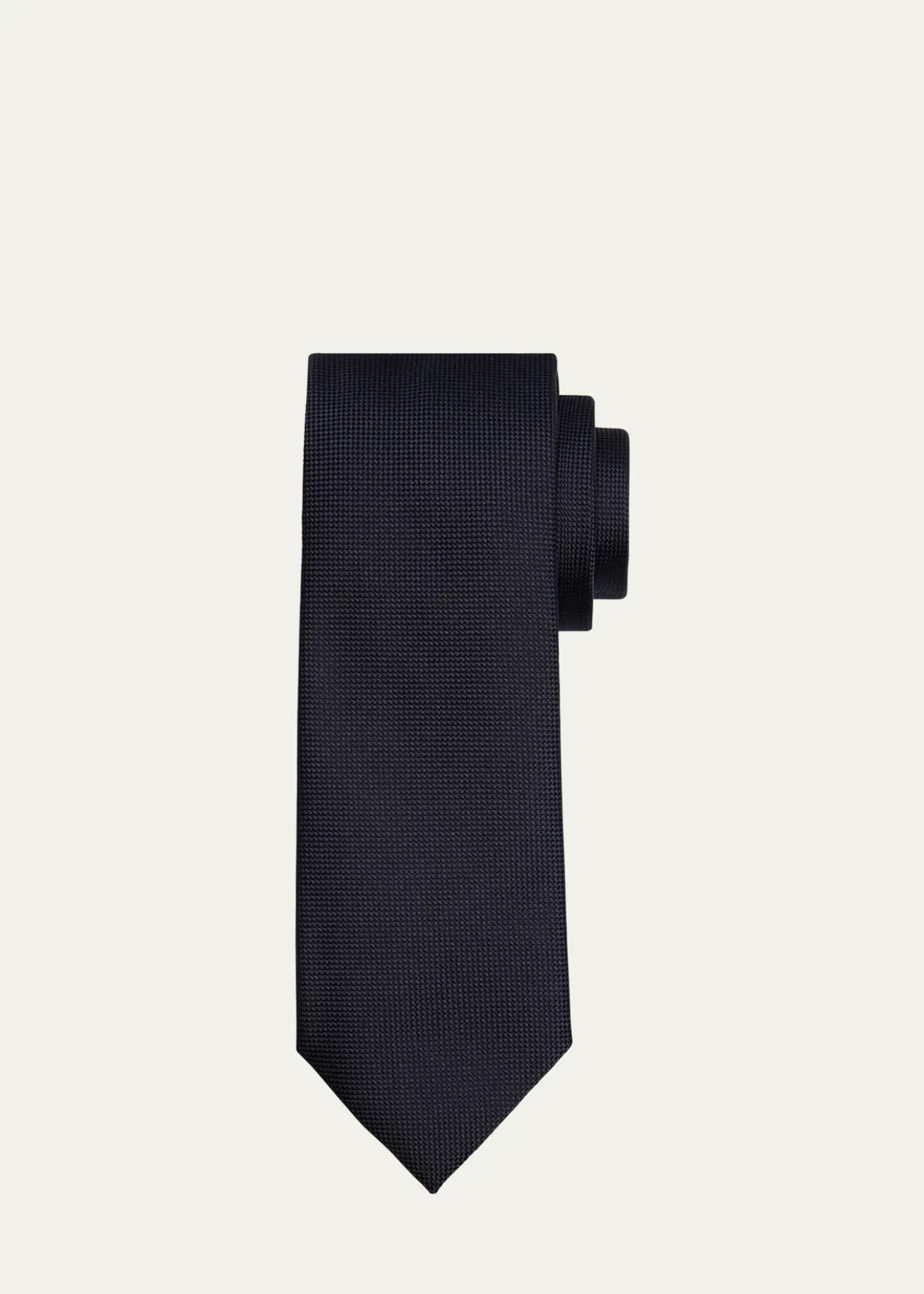 ZEGNAMen's Tic-Weave Silk Tie