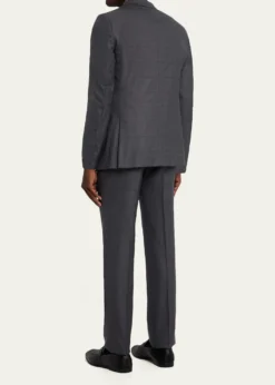 ZEGNAMen's Tonal Plaid 15milmil15 Wool Suit