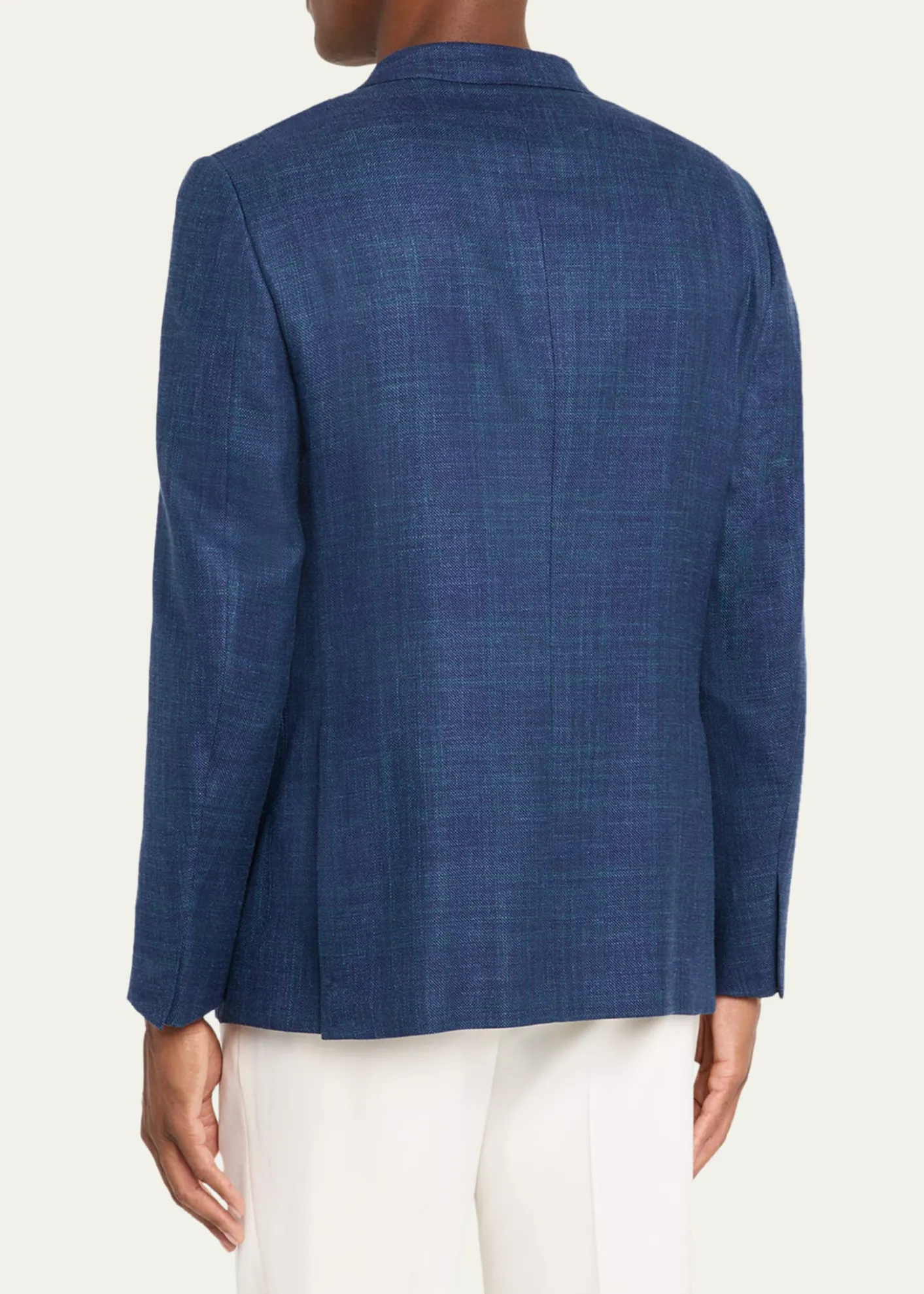 ZEGNAMen's Tonal Plaid Single-Breasted Sport Coat