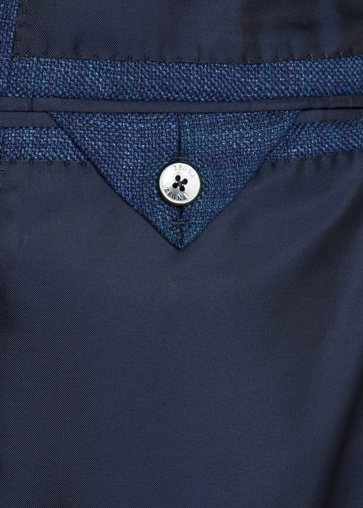 ZEGNAMen's Tonal Plaid Single-Breasted Sport Coat