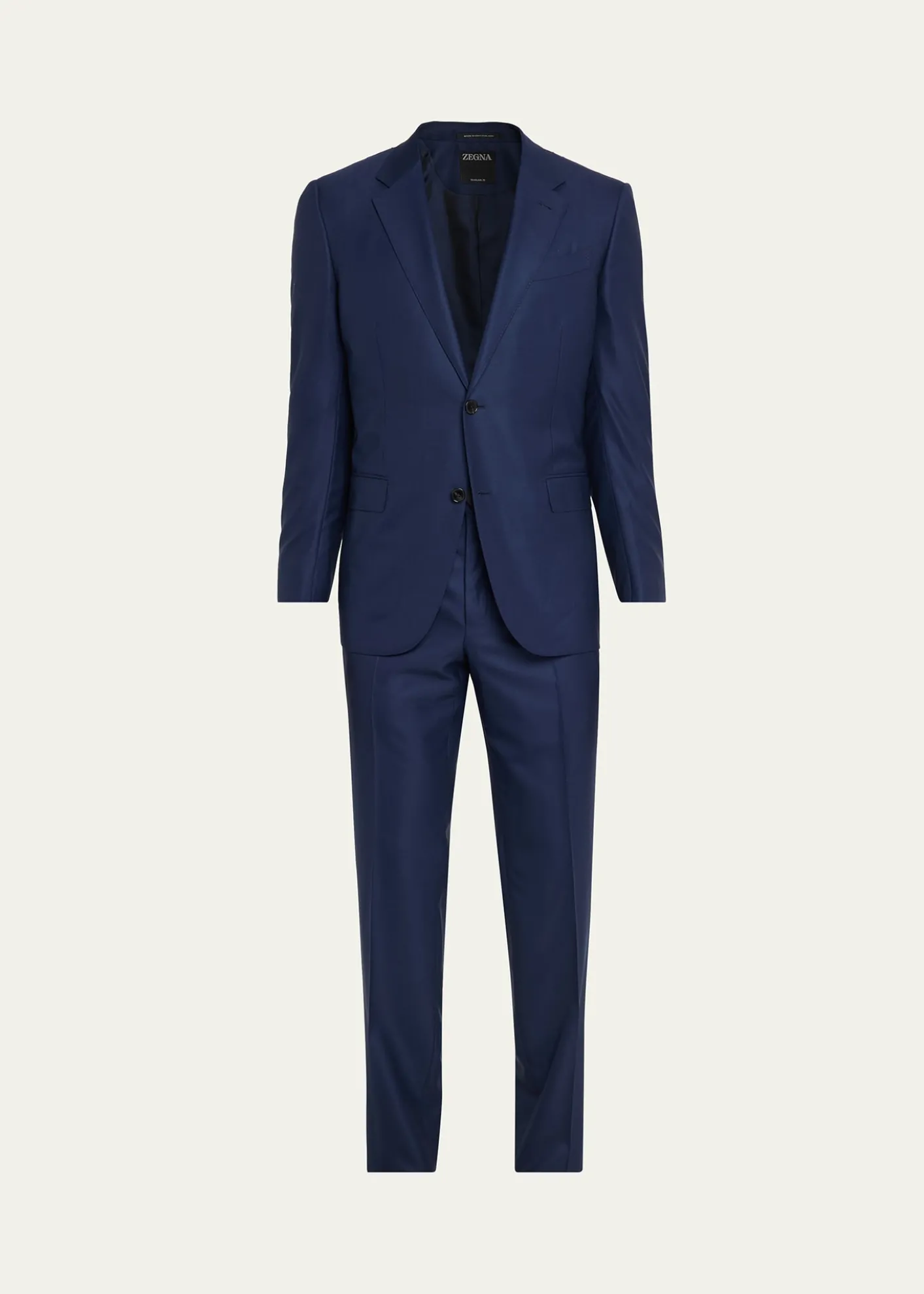 ZEGNAMen's Tonal Prince of Wales Plaid Wool Two-Piece Suit