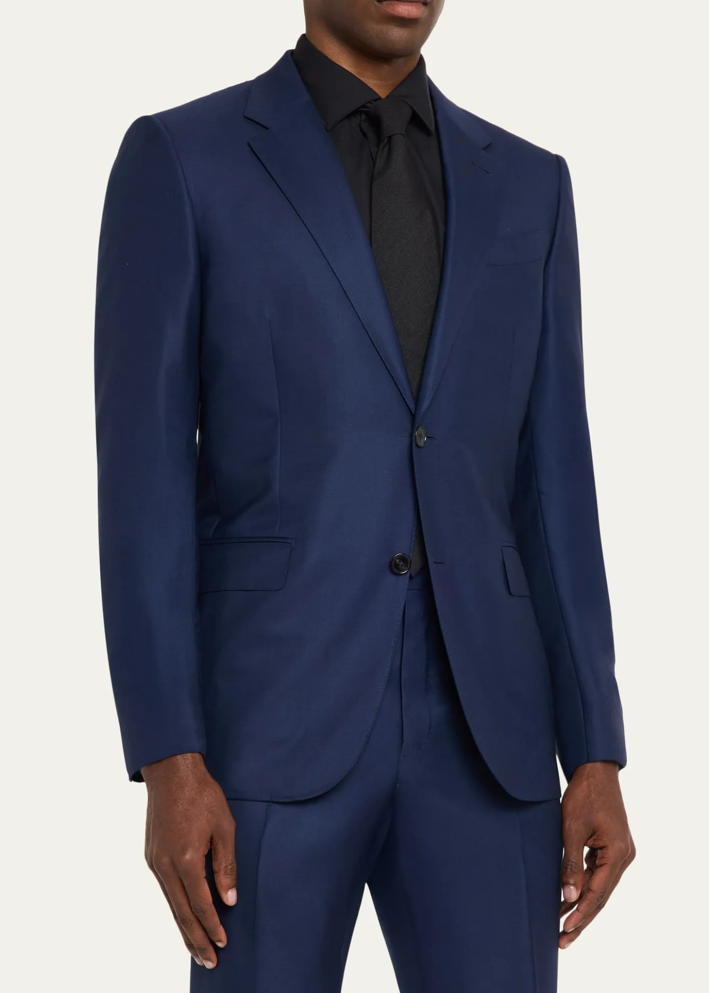 ZEGNAMen's Tonal Prince of Wales Plaid Wool Two-Piece Suit
