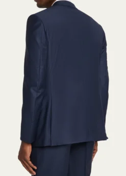 ZEGNAMen's Trofeo Wool Texture-Stripe Two-Piece Suit