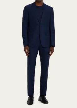 ZEGNAMen's Wool Textured Two-Piece Suit