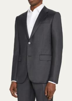 ZEGNAMen's Wool Tic-Weave Suit