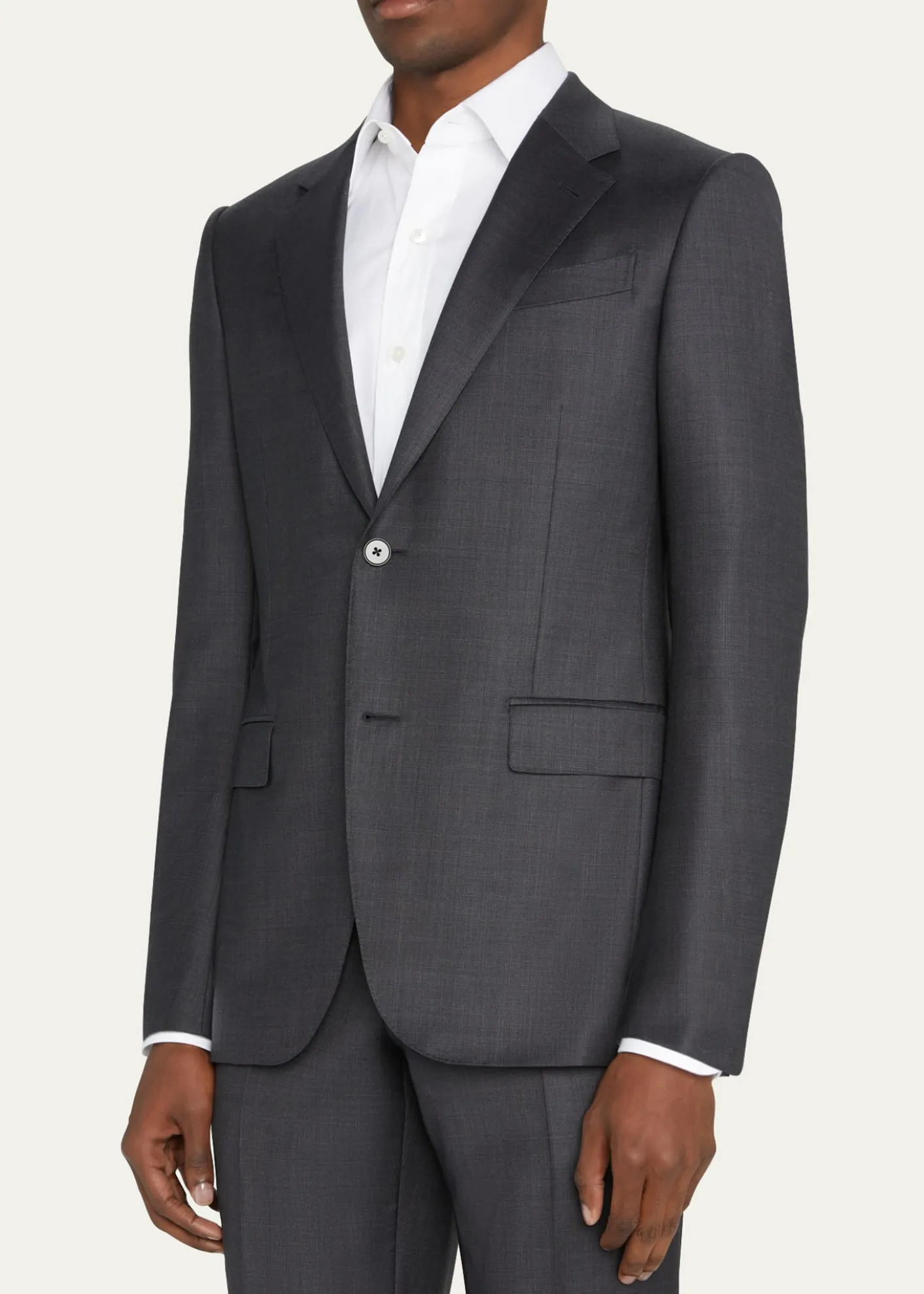 ZEGNAMen's Wool Tic-Weave Suit