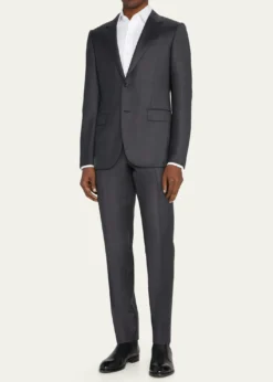 ZEGNAMen's Wool Tic-Weave Suit
