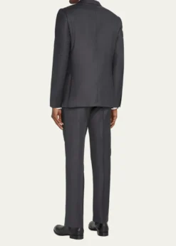 ZEGNAMen's Wool Tic-Weave Suit