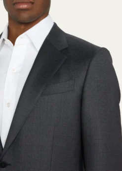 ZEGNAMen's Wool Tic-Weave Suit