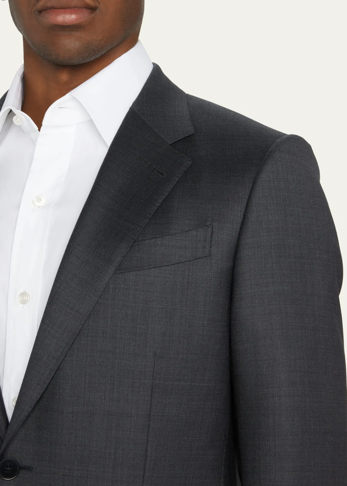 ZEGNAMen's Wool Tic-Weave Suit