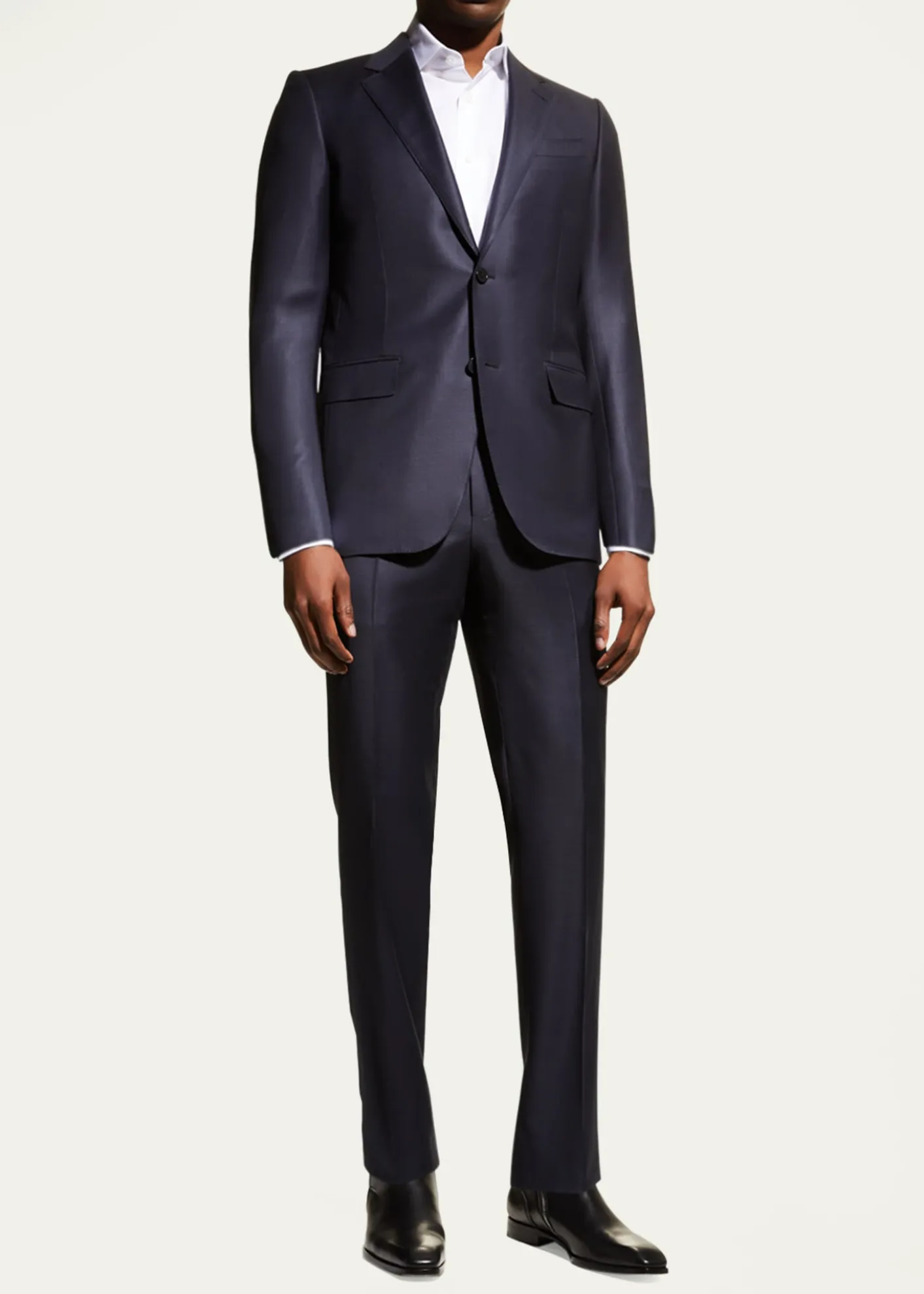 ZEGNAMen's Wool Tic-Weave Suit