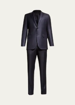 ZEGNAMen's Wool Tic-Weave Suit