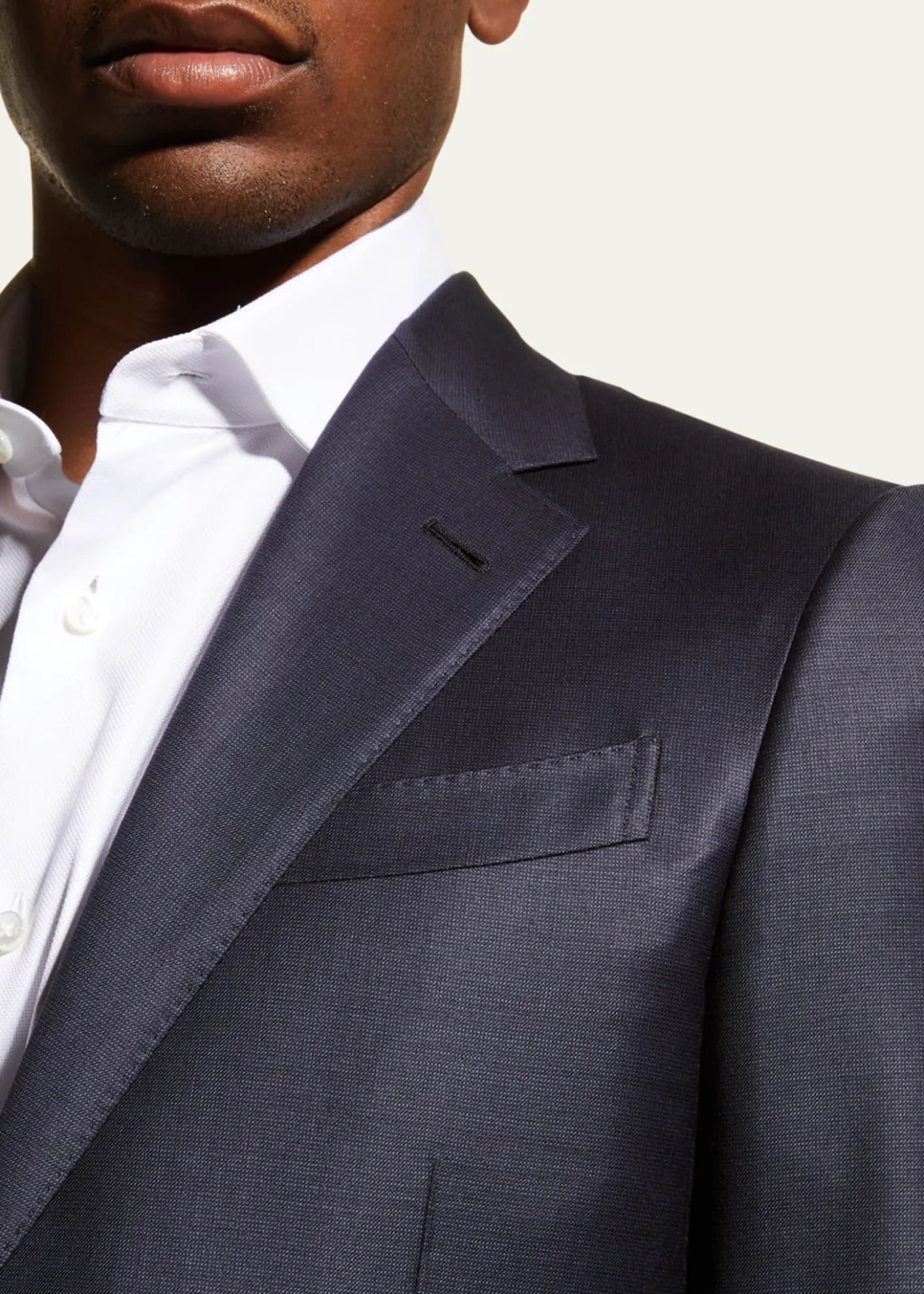 ZEGNAMen's Wool Tic-Weave Suit