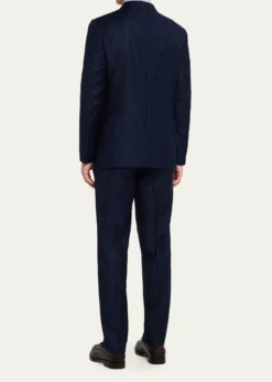 ZEGNAMen's Wool Tonal Check Two-Piece Suit