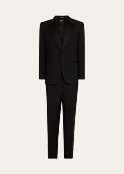 ZEGNAMen's Wool-Mohair Solid Tuxedo
