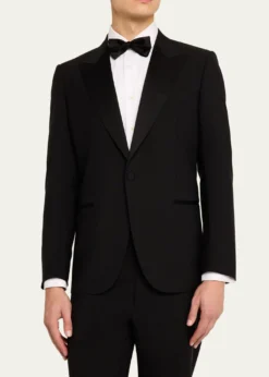 ZEGNAMen's Wool-Mohair Solid Tuxedo