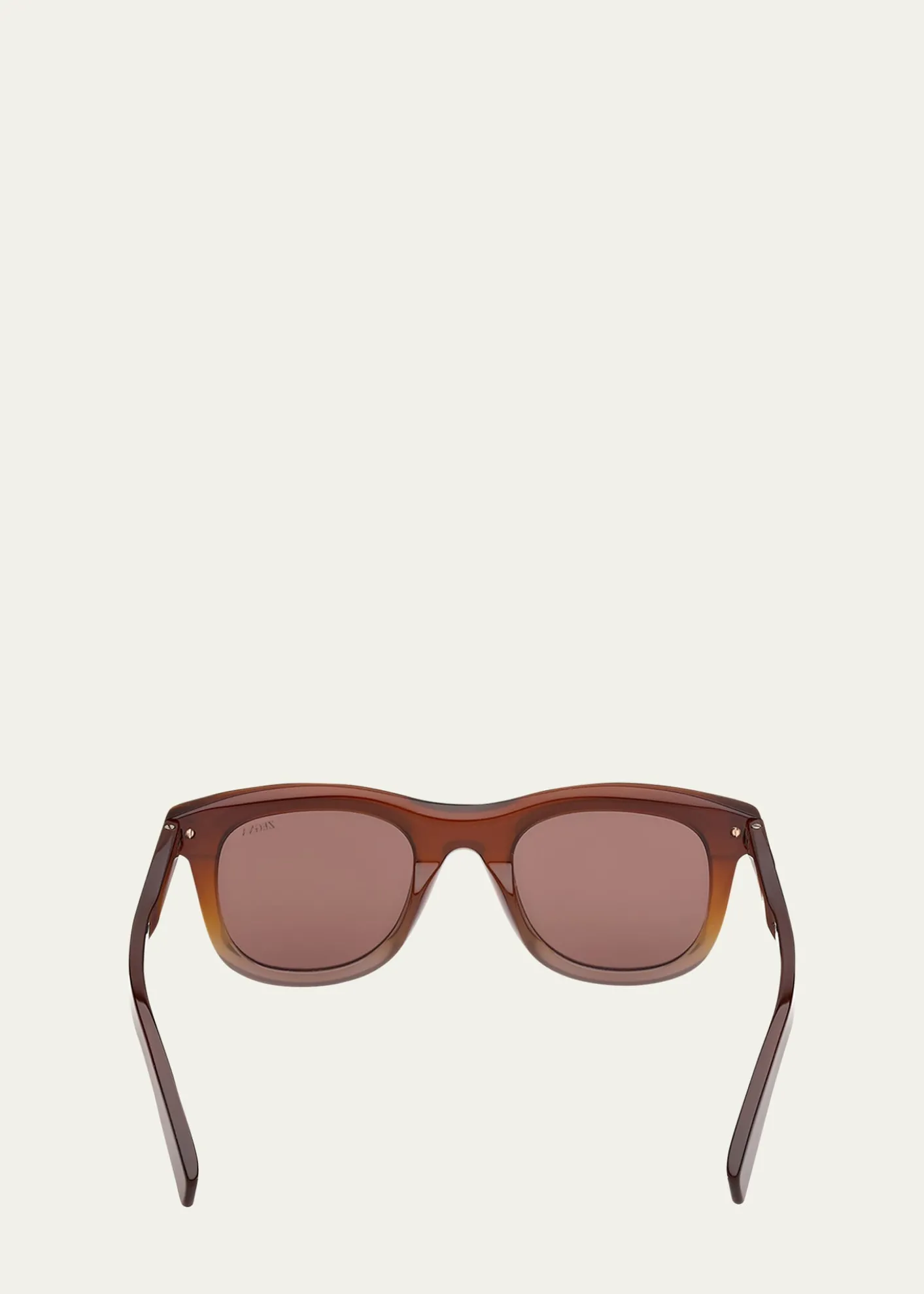 ZEGNAMen's Acetate Square Sunglasses