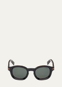 ZEGNAMen's AURORA I Acetate Round Sunglasses