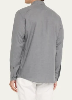 ZEGNAMen's Cashco Melange Sport Shirt