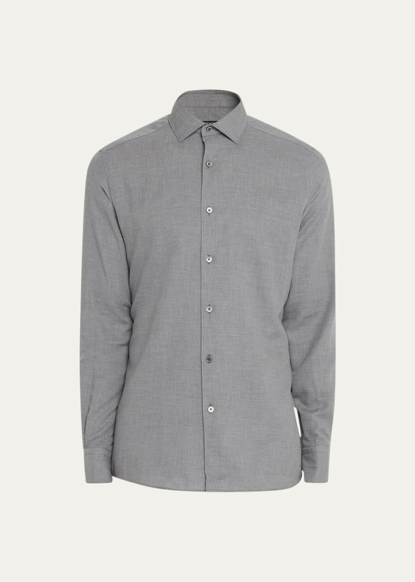 ZEGNAMen's Cashco Melange Sport Shirt
