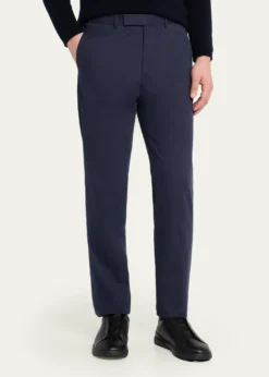 ZEGNAMen's CashCo Slim Flat-Front Trousers