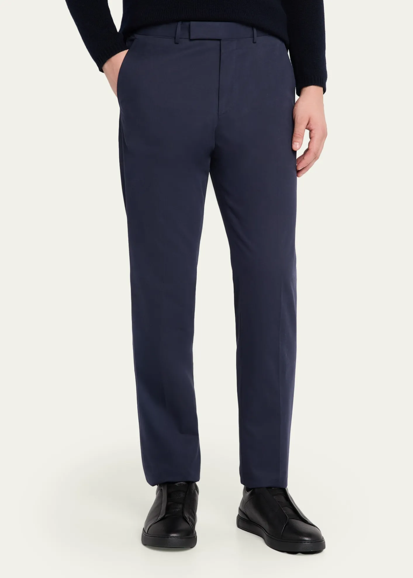 ZEGNAMen's CashCo Slim Flat-Front Trousers