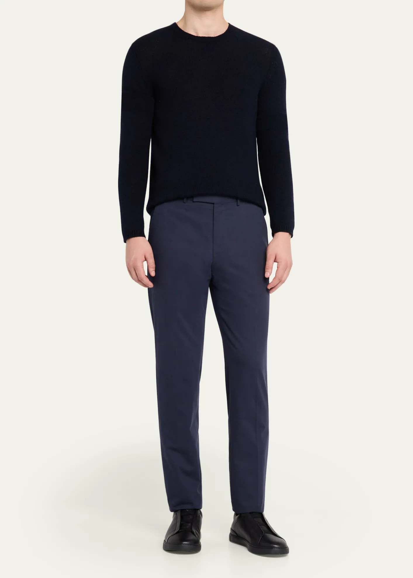 ZEGNAMen's CashCo Slim Flat-Front Trousers