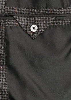 ZEGNAMen's Cashmere and Silk Houndstooth Check Sport Coat