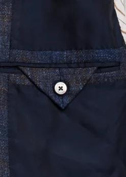 ZEGNAMen's Check Woven Patch-Pocket Sport Coat