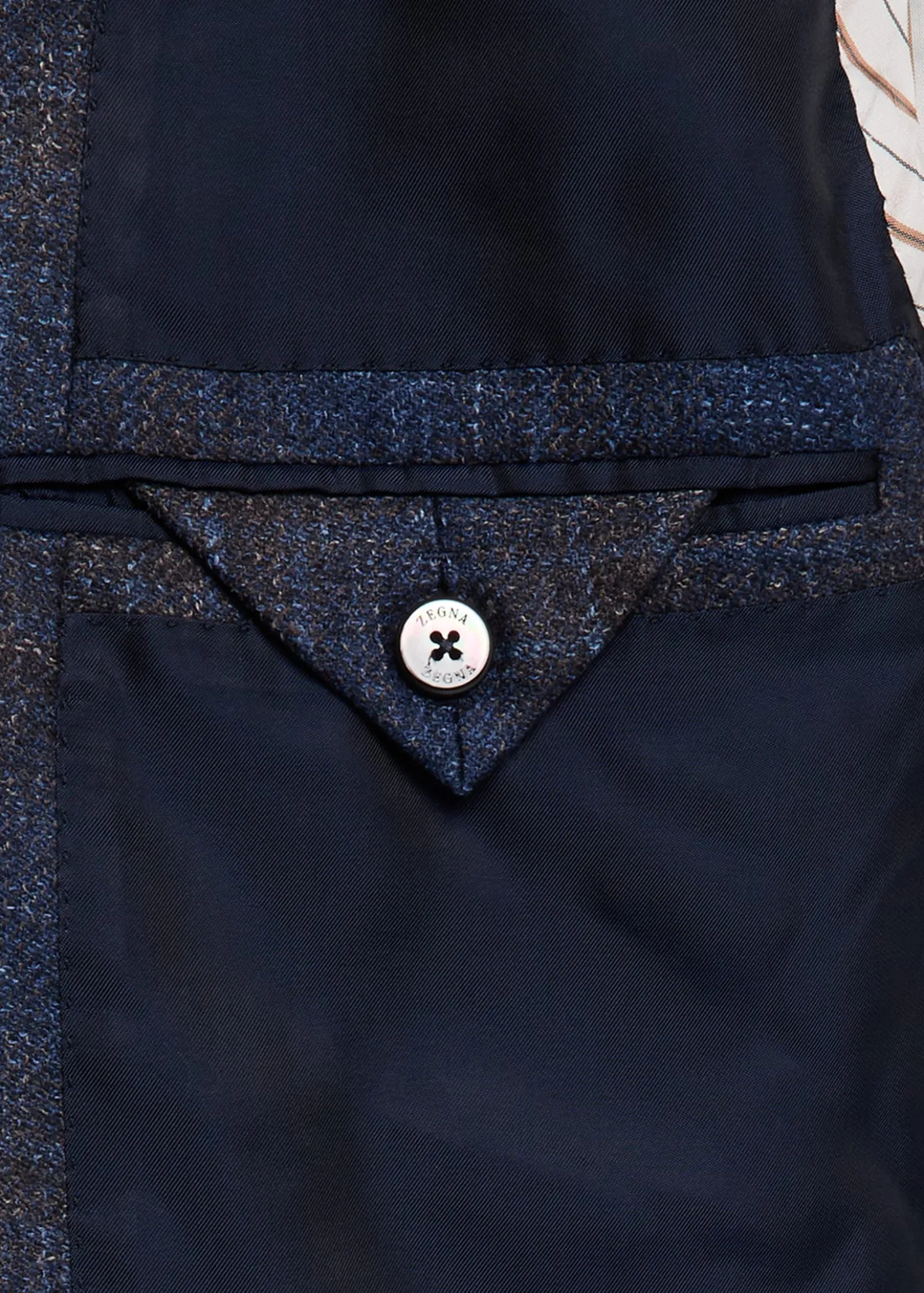 ZEGNAMen's Check Woven Patch-Pocket Sport Coat
