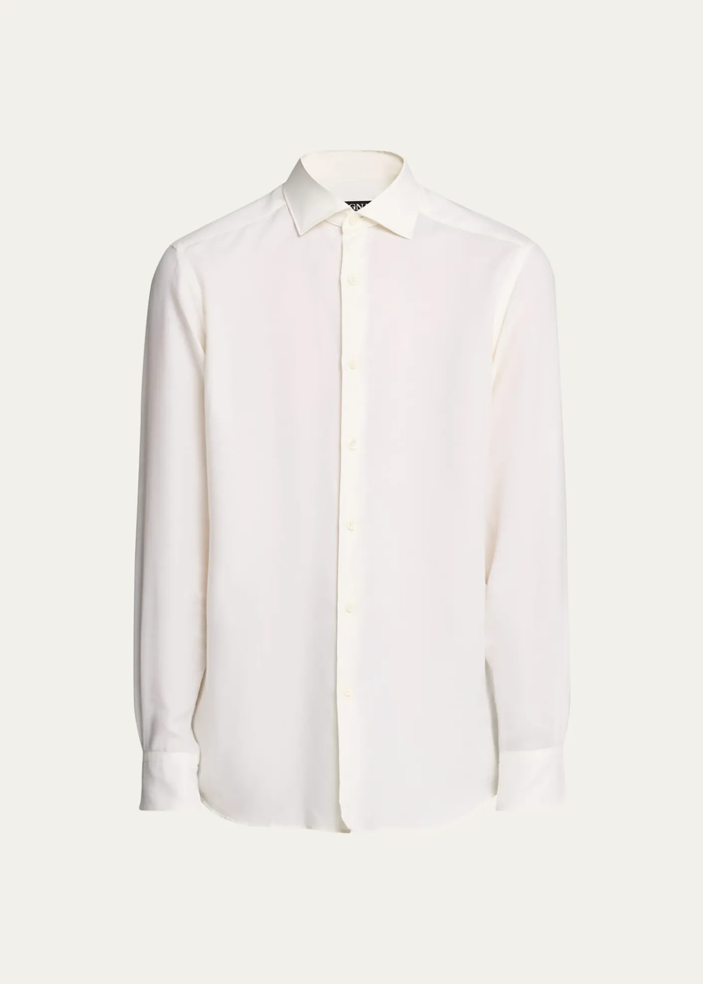 ZEGNAMen's Cotton-Cashmere Cashco Sport Shirt
