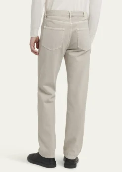 ZEGNAMen's Cotton Denim Five-Pocket Pants