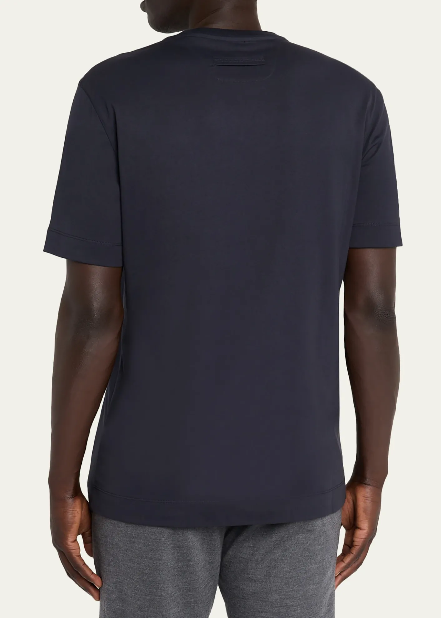 ZEGNAMen's Cotton Jersey Crewneck T-Shirt