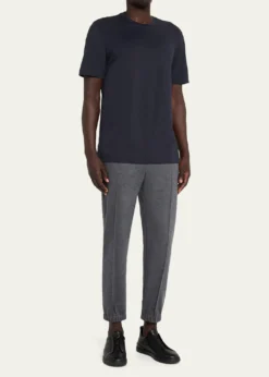 ZEGNAMen's Cotton Jersey Crewneck T-Shirt