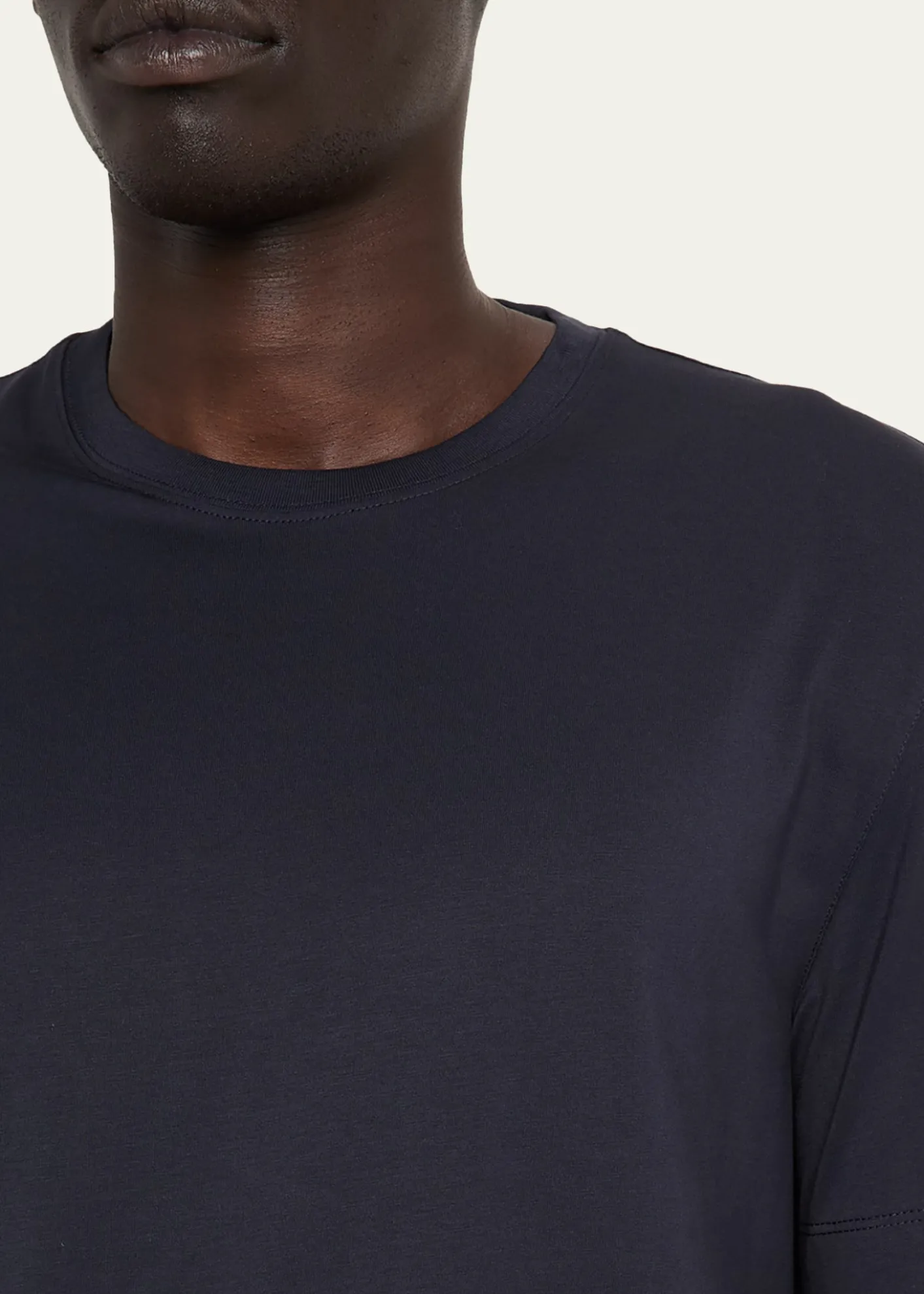 ZEGNAMen's Cotton Jersey Crewneck T-Shirt