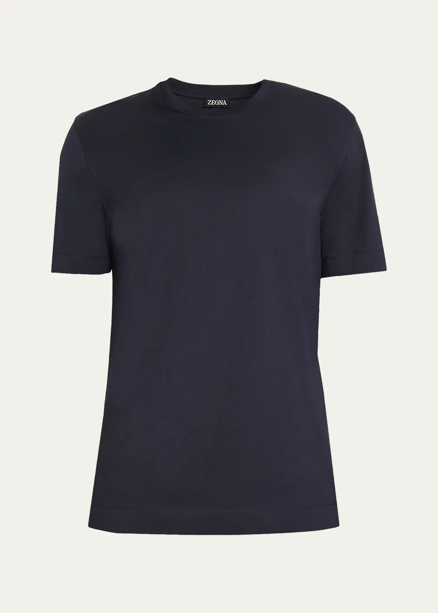 ZEGNAMen's Cotton Jersey Crewneck T-Shirt