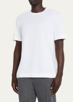 ZEGNAMen's Cotton Jersey Crewneck T-Shirt