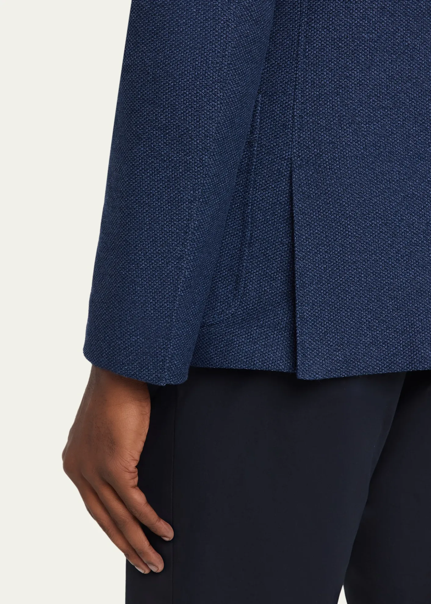 ZEGNAMen's Cotton Jerseywear Patch-Pocket Blazer
